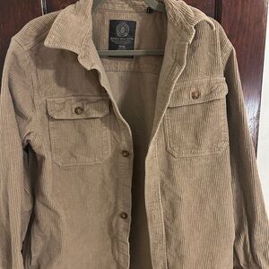 Buffalo David Bitton Men's Light Brown Corduroy Jacket